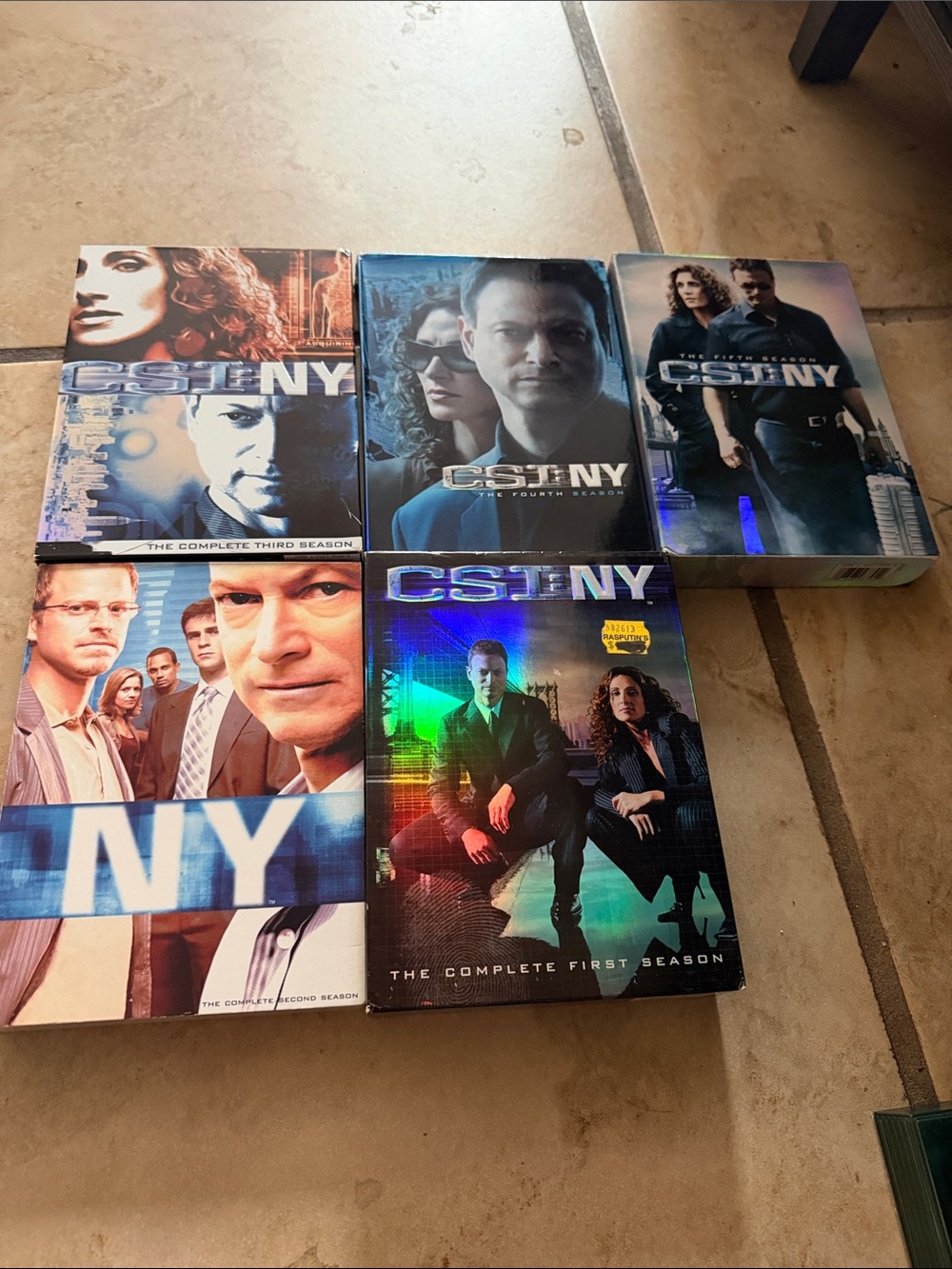 CSI: NY Complete Seasons DVD Box Set - Multicolor Covers